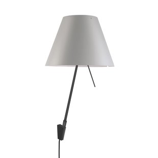 Luceplan Costanzina Wandlamp Zwart/Mistic White