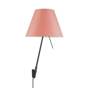 Luceplan Costanzina Wandlamp Zwart/Edgy Pink
