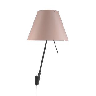 Luceplan Costanzina Wandlamp Zwart/Soft Skin