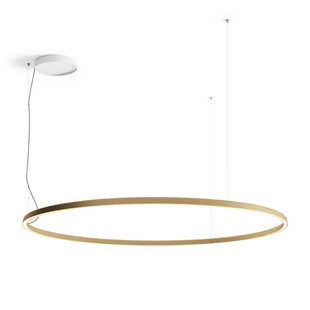 Luceplan Compendium Circle 200 Hanglamp LED Messing