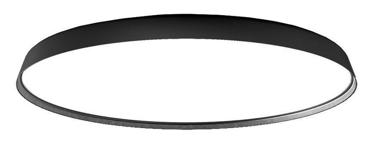Luceplan Compendium Plate Plafondlamp LED Zwart