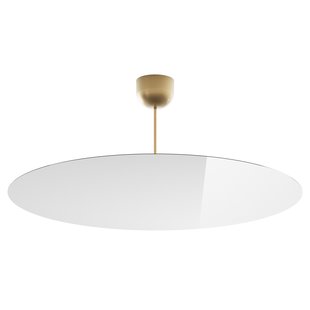 Luceplan Millimetro Plafondlamp LED&Oslash;85 H33 Messing