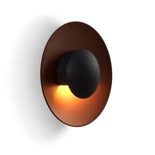 Marset Ginger 32 C Wandlamp LED IP65 Roestbruin