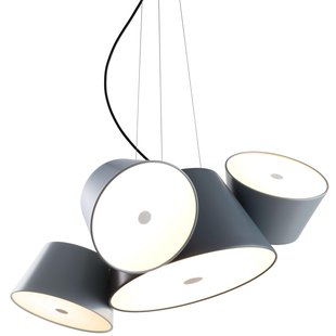 Marset Tam Tam 3 Hanglamp Halfmat Blauwgrijs/zilvergrijs