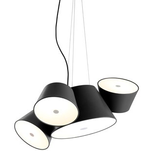Marset Tam Tam 3 Mini Hanglamp Halfmat Zwart/zwart