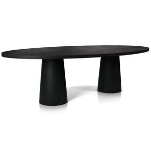 Moooi Container Tafel Ovaal 260x150 Eiken Zwart