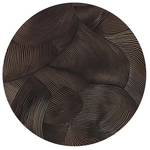 Moooi Carpets Vibrato Bee Vloerkleed&Oslash;250 Polyamide Chocolate