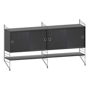 String Furniture Dressoir Medium Zwart