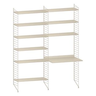 String Furniture Kast Met Tafel Medium Beige