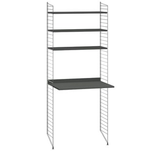 String Furniture Kast Met Met Tafel Small Donkergrijs Frame Donkergrijs