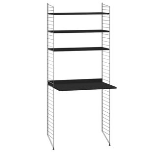 String Furniture Kast Met Met Tafel Donkergrijs Frame Zwart