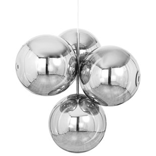 Tom Dixon Globe Chandelier Hanglamp Small Zilver
