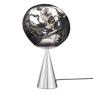Tom Dixon Melt Cone Fat Tafellamp LED Zilver/zilver