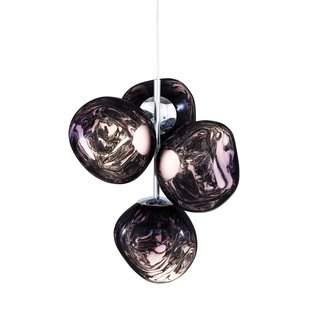 Tom Dixon Melt Chandelier Mini Hanglamp LED Smoke