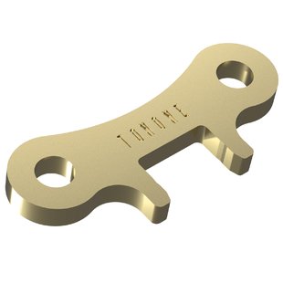 Tonone Wingnut Massief Messing