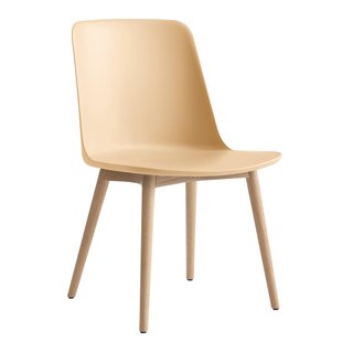 &amp;tradition Rely HW71 Stoel Onderstel Eikenhout Beige Zand