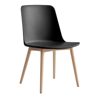 &amp;tradition Rely HW71 Stoel Onderstel Eikenhout Zwart