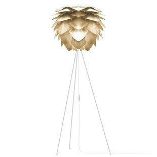 Umage Silvia Medium Tripod Vloerlamp&Oslash;50 Wit Onderstel Messing