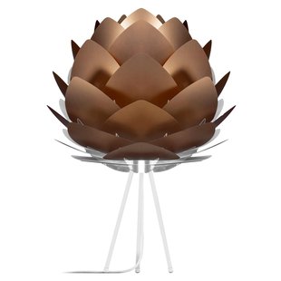 Umage Silvia Medium Tafellamp&Oslash;50 Wit Onderstel Brons