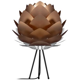 Umage Silvia Medium Tafellamp&Oslash;50 Zwart Onderstel Brons