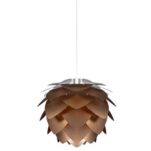 Umage Silvia Mini Hanglamp&Oslash;32 Wit Snoer Brons