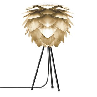 Umage Silvia Mini Tafellamp&Oslash;32 Zwart Onderstel Messing