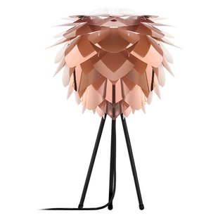 Umage Silvia Mini Tafellamp&Oslash;32 Zwart Onderstel Koper