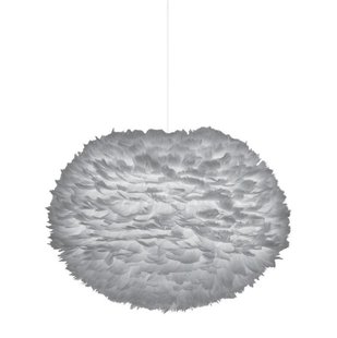Umage Eos Hanglamp Large&Oslash;65 Wit Snoer Lichtgrijs