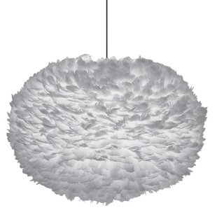 Umage Eos XL Hanglamp&Oslash;75 Zwart Snoer Lichtgrijs