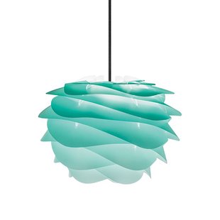 Umage Carmina Mini Hanglamp&Oslash;32 Zwart Snoer Turquoise