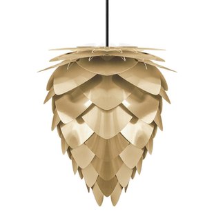 Umage Conia Medium Hanglamp&Oslash;36 Zwart Snoer Messing