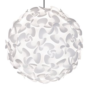 Umage Lora Hanglamp Extra Large&Oslash;75 Wit Zwart Snoer