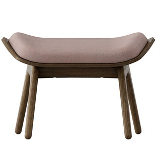 Umage The Reader Voetenbank Donker Eiken Dusty Rose