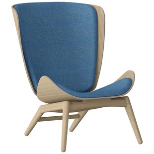 Umage The Reader Fauteuil Naturel Eiken Petrol Blue