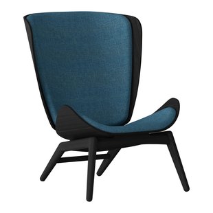 Umage The Reader Fauteuil Zwart Eiken Petrol Blue