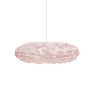 Umage Eos Esther Hanglamp Medium 60x39 Zwart Snoer Lichtroze
