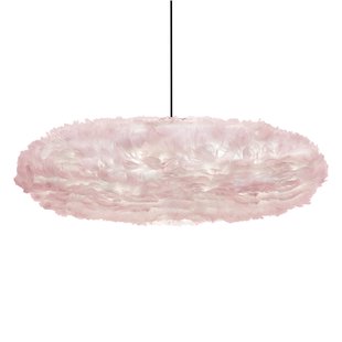 Umage Eos Esther Hanglamp Large 75x49 Zwart Snoer Lichtroze