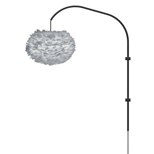 Umage Eos Medium Single Wandlamp Zwart Armatuur