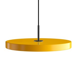 Umage Asteria Hanglamp LED Medium&Oslash;43 Zwart Saffron Yellow