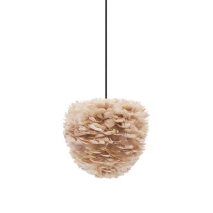 Umage Eos Evia Hanglamp Mini&Oslash;30 Zwart Snoer Lichtbruin