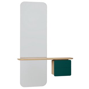 Umage One More Look Spiegel Naturel Eiken Forest Green