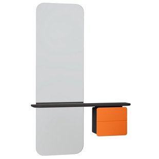 Umage One More Look Spiegel Zwart Eiken Nuance Orange