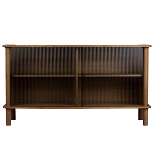 Umage Italic Dressoir Donker Eiken Glazen Deuren