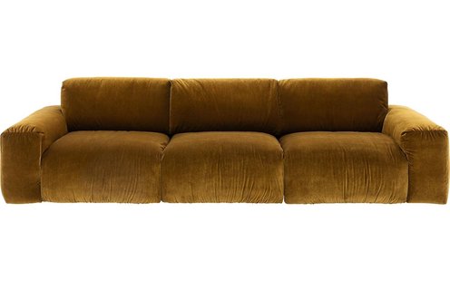 Goossens Bank Amara groen, stof, 1,5-zits,