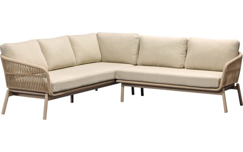 Goossens Loungeset Sorrento bruin, buitenstof,