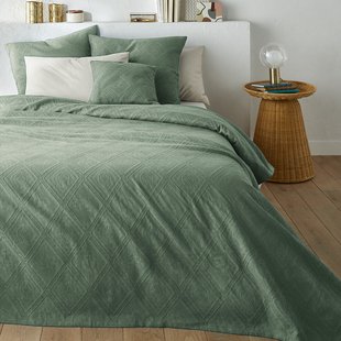 Beddensprei in jacquard katoen, Indo