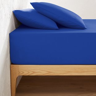 Effen hoeslaken in katoen, omslag 32 cm, Scenario