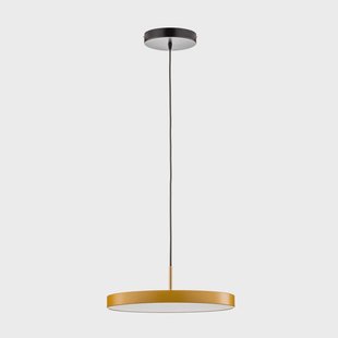 Asteria Medium LED hanglamp, geel/messing, Ø 43 cm UMAGE - Woonkamer - Designer - Metaal - 1 lamp