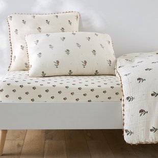 Hoeslaken voor kinderen, katoenen gaas, omslag 30 cm, EMELINE