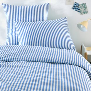 Kinderdekbedovertrek in katoen, Soizic bleu